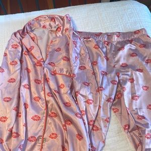 Victoria’s Secret lips matching pj set